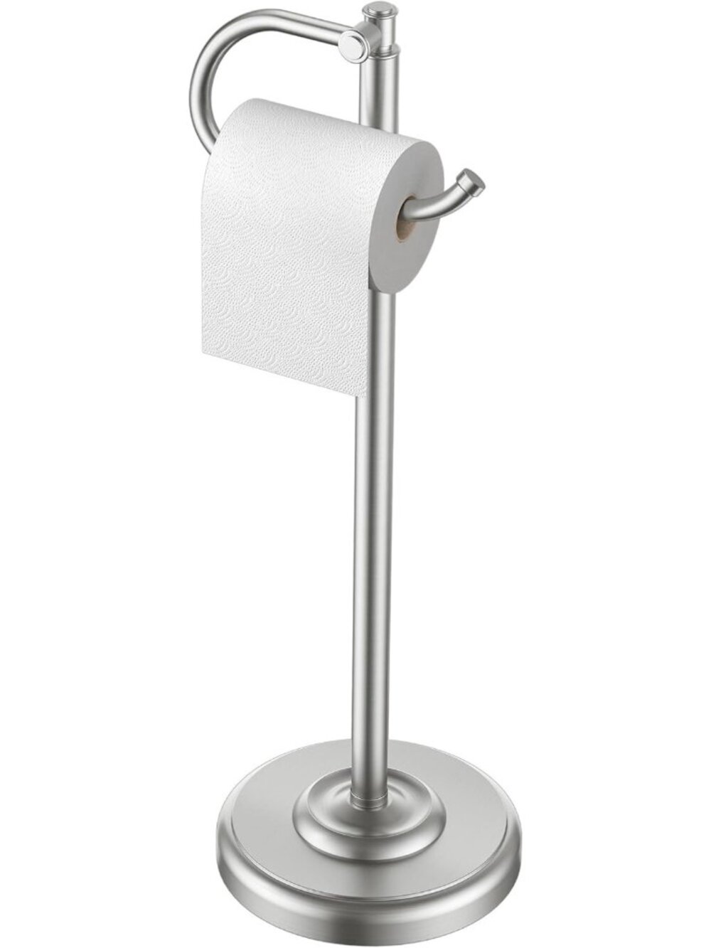 Vintage Freestanding Toilet Paper Holder Stand - Stylish Tissue Roll Organizer